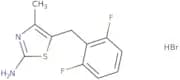 5-[(2,6-Difluorophenyl)methyl]-4-methyl-1,3-thiazol-2-amine hydrobromide