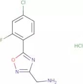 [5-(4-Chloro-2-fluorophenyl)-1,2,4-oxadiazol-3-yl]methanamine hydrochloride