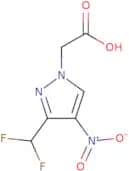 2-[3-(Difluoromethyl)-4-nitro-1H-pyrazol-1-yl]acetic acid