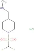 [(1-Difluoromethanesulfonylpiperidin-4-yl)methyl](methyl)amine hydrochloride