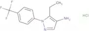 5-Ethyl-1-[4-(trifluoromethyl)phenyl]-1H-pyrazol-4-amine hydrochloride