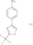 4-[2-(Trifluoromethyl)-1,3-thiazol-4-yl]aniline hydrochloride