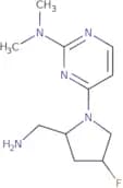 4-[(2S,4S)-2-(Aminomethyl)-4-fluoropyrrolidin-1-yl]-N,N-dimethylpyrimidin-2-amine