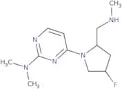 4-[(2S,4S)-4-Fluoro-2-[(methylamino)methyl]pyrrolidin-1-yl]-N,N-dimethylpyrimidin-2-amine