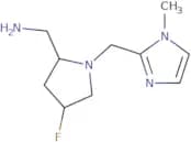 [(2S,4S)-4-Fluoro-1-[(1-methyl-1H-imidazol-2-yl)methyl]pyrrolidin-2-yl]methanamine