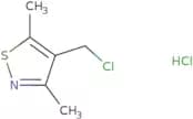 4-(Chloromethyl)-3,5-dimethyl-1,2-thiazole hydrochloride