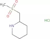 2-(Methanesulfonylmethyl)piperidine hydrochloride