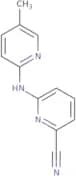 6-[(5-Methylpyridin-2-yl)amino]pyridine-2-carbonitrile