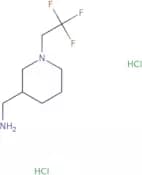 [1-(2,2,2-Trifluoroethyl)piperidin-3-yl]methanamine dihydrochloride