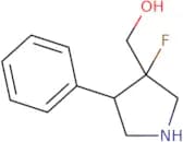 (3-Fluoro-4-phenylpyrrolidin-3-yl)methanol