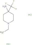 1-Ethyl-4-(trifluoromethyl)piperidin-4-amine dihydrochloride
