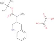 Oxalic acid, tert-butyl N-(1-amino-3-phenylpropan-2-yl)-N-methylcarbamate