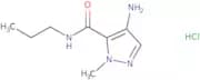 4-Amino-1-methyl-N-propyl-1H-pyrazole-5-carboxamide hydrochloride