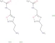 N-((3-(2-Aminoethyl)-1,2,4-oxadiazol-5-yl)methyl)acetamide sesquihydrochloride