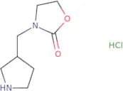 3-(Pyrrolidin-3-ylmethyl)-1,3-oxazolidin-2-one hydrochloride