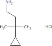 3-Cyclopropyl-3-methylbutan-1-amine hydrochloride
