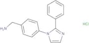 [4-(2-Phenyl-1H-imidazol-1-yl)phenyl]methanamine hydrochloride