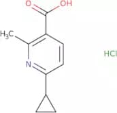 6-Cyclopropyl-2-methylpyridine-3-carboxylic acid hydrochloride