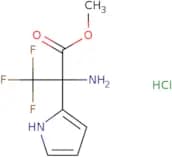 Methyl 2-amino-3,3,3-trifluoro-2-(1H-pyrrol-2-yl)propanoate hydrochloride