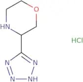 3-(1H-1,2,3,4-Tetrazol-5-yl)morpholine hydrochloride