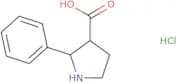 2-Phenylpyrrolidine-3-carboxylic acid hydrochloride