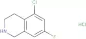 5-Chloro-7-fluoro-1,2,3,4-tetrahydroisoquinoline hydrochloride