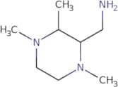(1,3,4-Trimethylpiperazin-2-yl)methanamine
