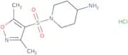 1-[(Dimethyl-1,2-oxazol-4-yl)sulfonyl]piperidin-4-amine hydrochloride