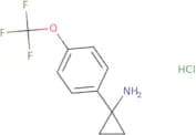 1-[4-(Trifluoromethoxy)phenyl]cyclopropan-1-amine hydrochloride