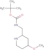 rac-tert-Butyl N-{[(2R,4S)-4-methoxypiperidin-2-yl]methyl}carbamate, cis