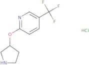 2-(3-Pyrrolidinyloxy)-5-(trifluoromethyl)pyridine hydrochloride