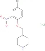 4-[(4-Bromo-2-nitrophenoxy)methyl]piperidine hydrochloride