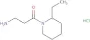 3-Amino-1-(2-ethylpiperidin-1-yl)propan-1-one Hydrochloride