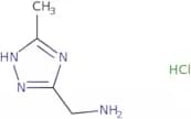 (5-Methyl-1H-1,2,4-triazol-3-yl)methanamine hydrochloride