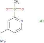 1-(2-Methanesulfonylpyridin-4-yl)methanamine hydrochloride