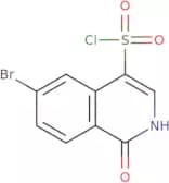 6-Bromo-1-oxo-1,2-dihydroisoquinoline-4-sulfonyl chloride