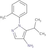 1-(2-Methylphenyl)-5-(propan-2-yl)-1H-pyrazol-4-amine