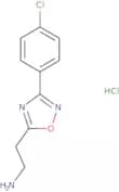 {2-[3-(4-Chlorophenyl)-1,2,4-oxadiazol-5-yl]ethyl}amine hydrochloride