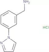 [3-(1H-Pyrazol-1-yl)phenyl]methanamine hydrochloride