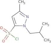 3-Methyl-1-(2-methylpropyl)-1H-pyrazole-5-sulfonyl chloride