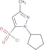 1-Cyclopentyl-3-methyl-1H-pyrazole-5-sulfonyl chloride