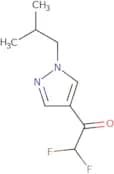 2,2-Difluoro-1-(1-isobutyl-1H-pyrazol-4-yl)ethanone