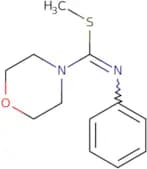 N-[(Methylsulfanyl)(morpholin-4-yl)methylidene]aniline