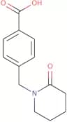 4-[(2-Oxopiperidin-1-yl)methyl]benzoic acid