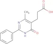 3-(4-Methyl-6-oxo-2-phenyl-1,6-dihydropyrimidin-5-yl)propanoic acid