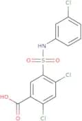 2,4-Dichloro-5-[(3-chlorophenyl)sulfamoyl]benzoic acid
