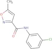N-(3-Chlorophenyl)-5-methyl-1,2-oxazole-3-carboxamide