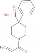 4-Phenyl-1-(prop-2-enoyl)piperidine-4-carboxylic acid