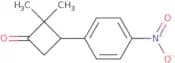 2,2-Dimethyl-3-(4-nitrophenyl)cyclobutan-1-one
