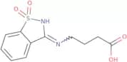 4-[(1,1-Dioxo-1,2-benzothiazol-3-yl)amino]butanoic acid